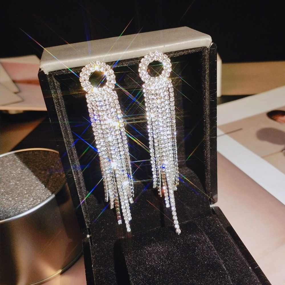Fashion Silver Tone Earrings